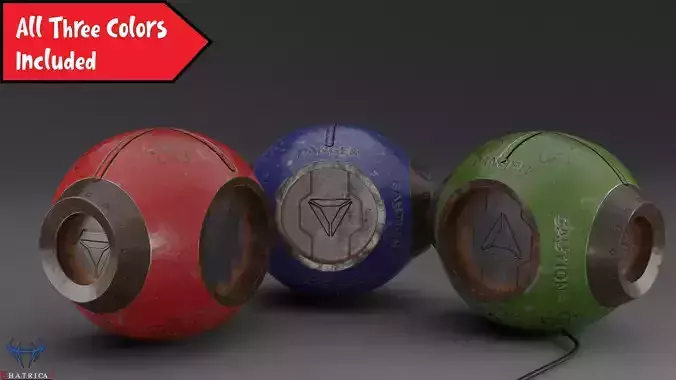 Sci fi Sphere 3D model