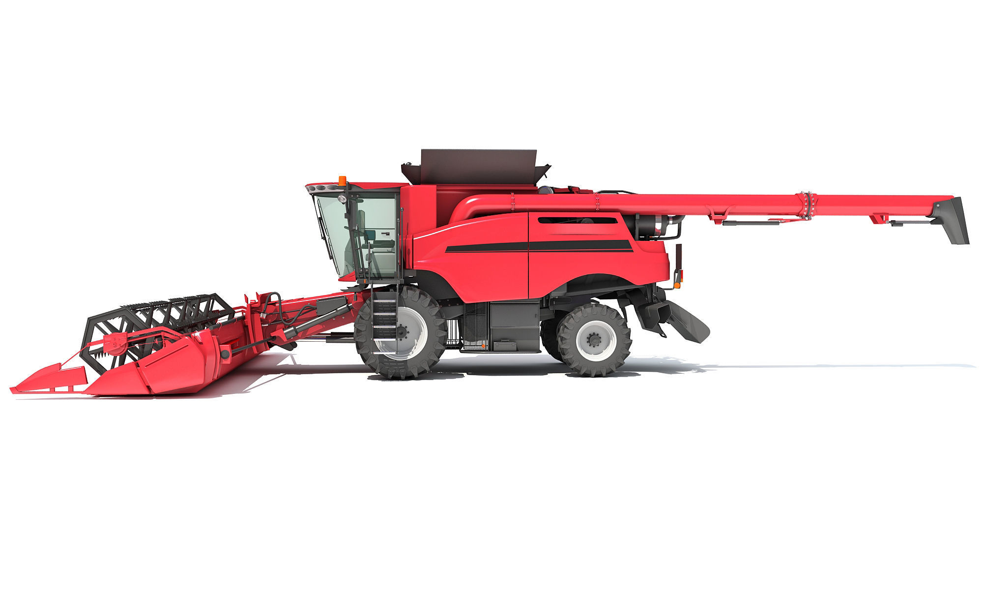Combine Harvester 2020 3D model_1
