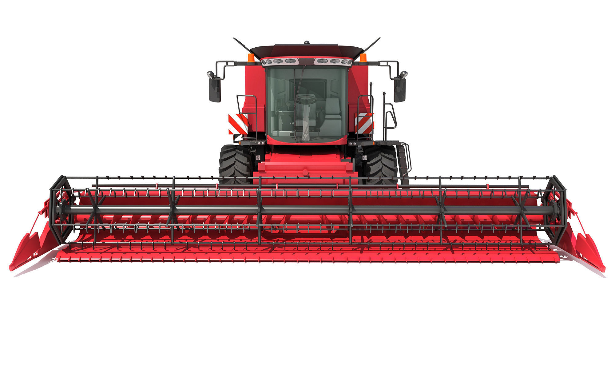 Combine Harvester 2020 3D model_10