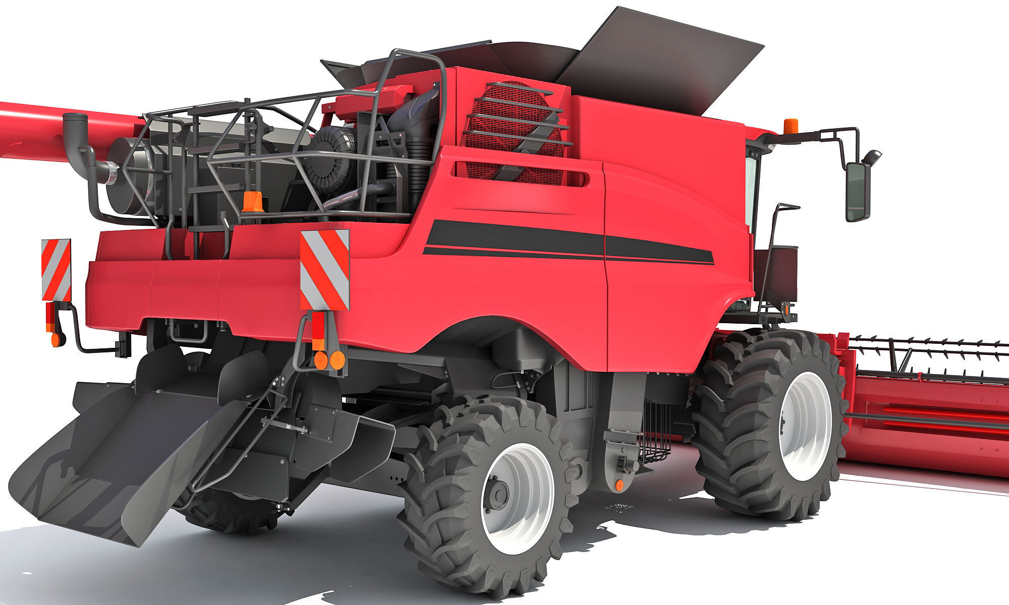 Combine Harvester 2020 3D model_13