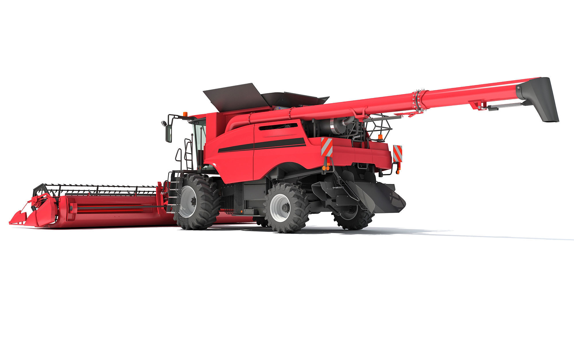 Combine Harvester 2020 3D model_2