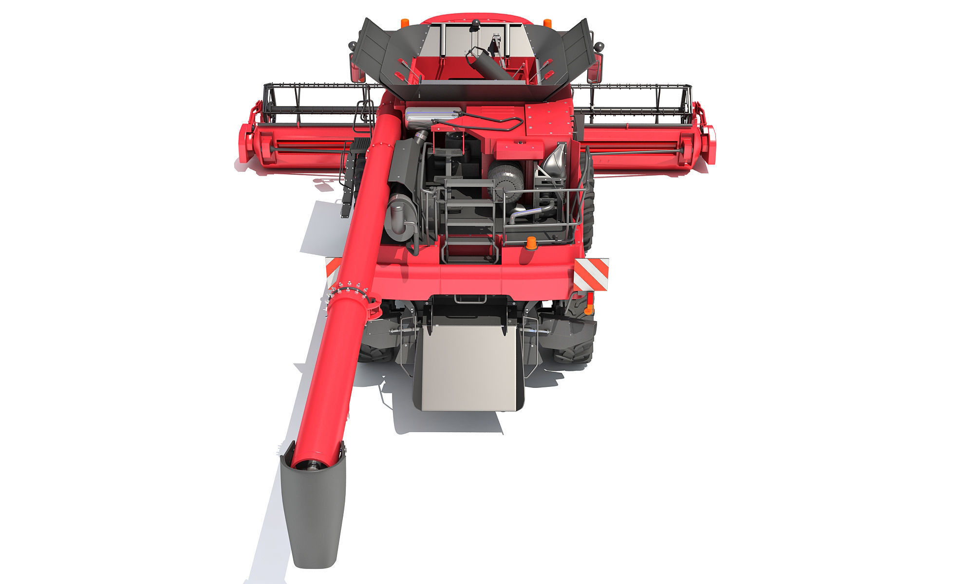 Combine Harvester 2020 3D model_4