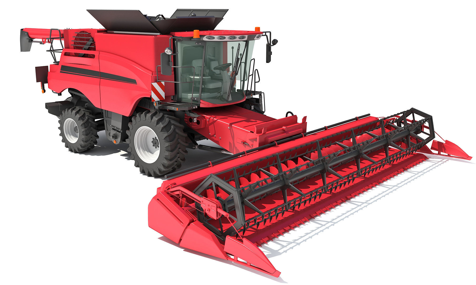 Combine Harvester 2020 3D model_6