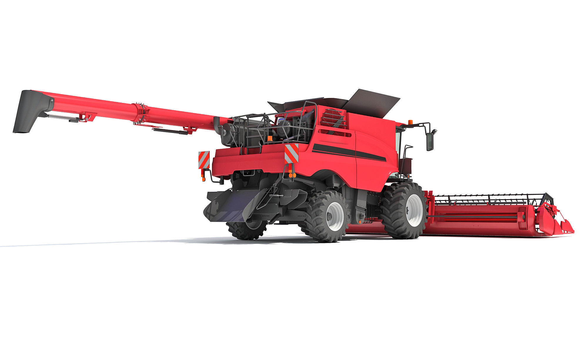 Combine Harvester 2020 3D model_5