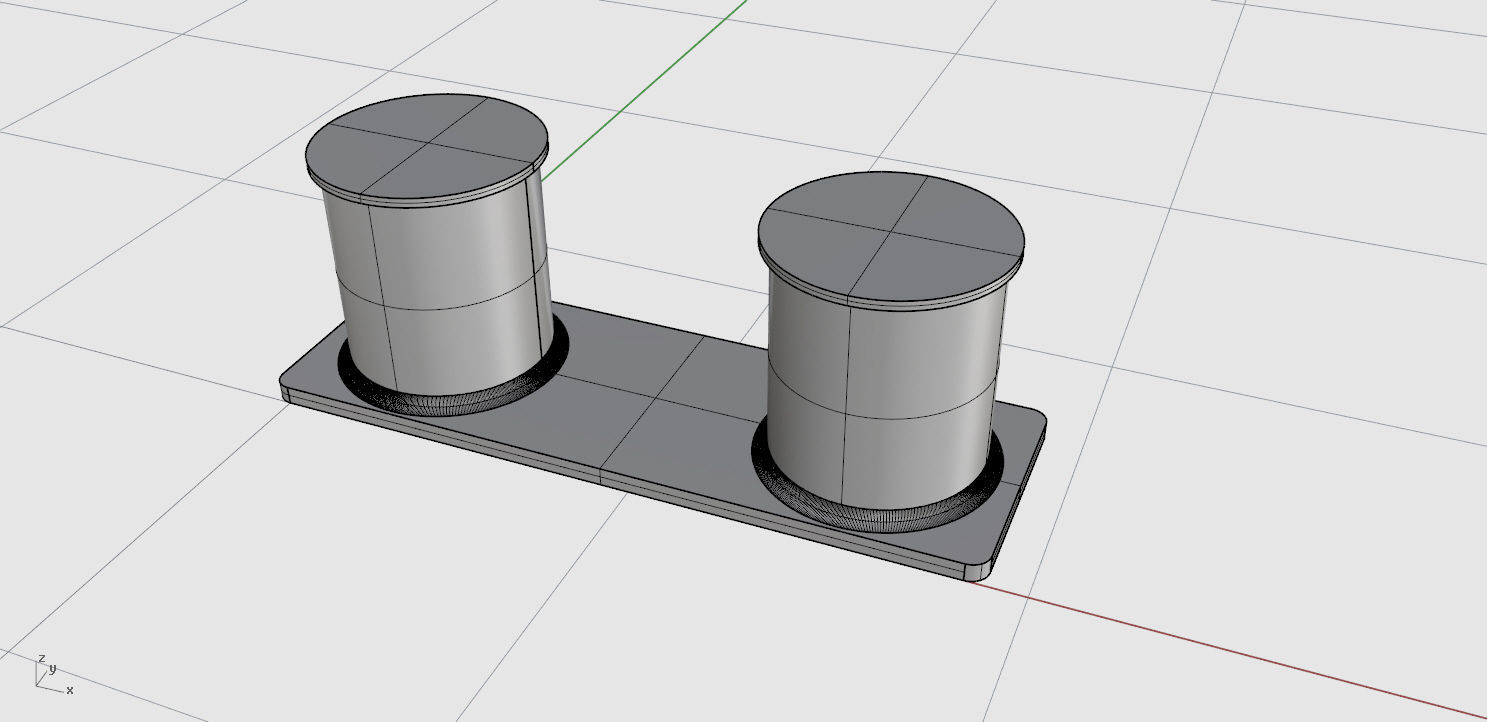 Ship Bitts 3D print model_1