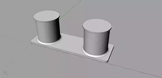 Ship Bitts 3D print model