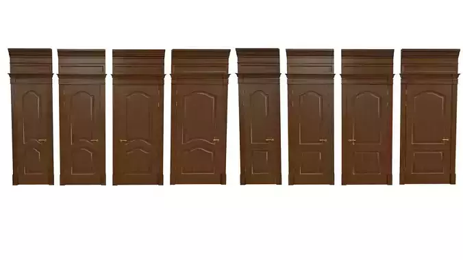 Classic wooden door 06