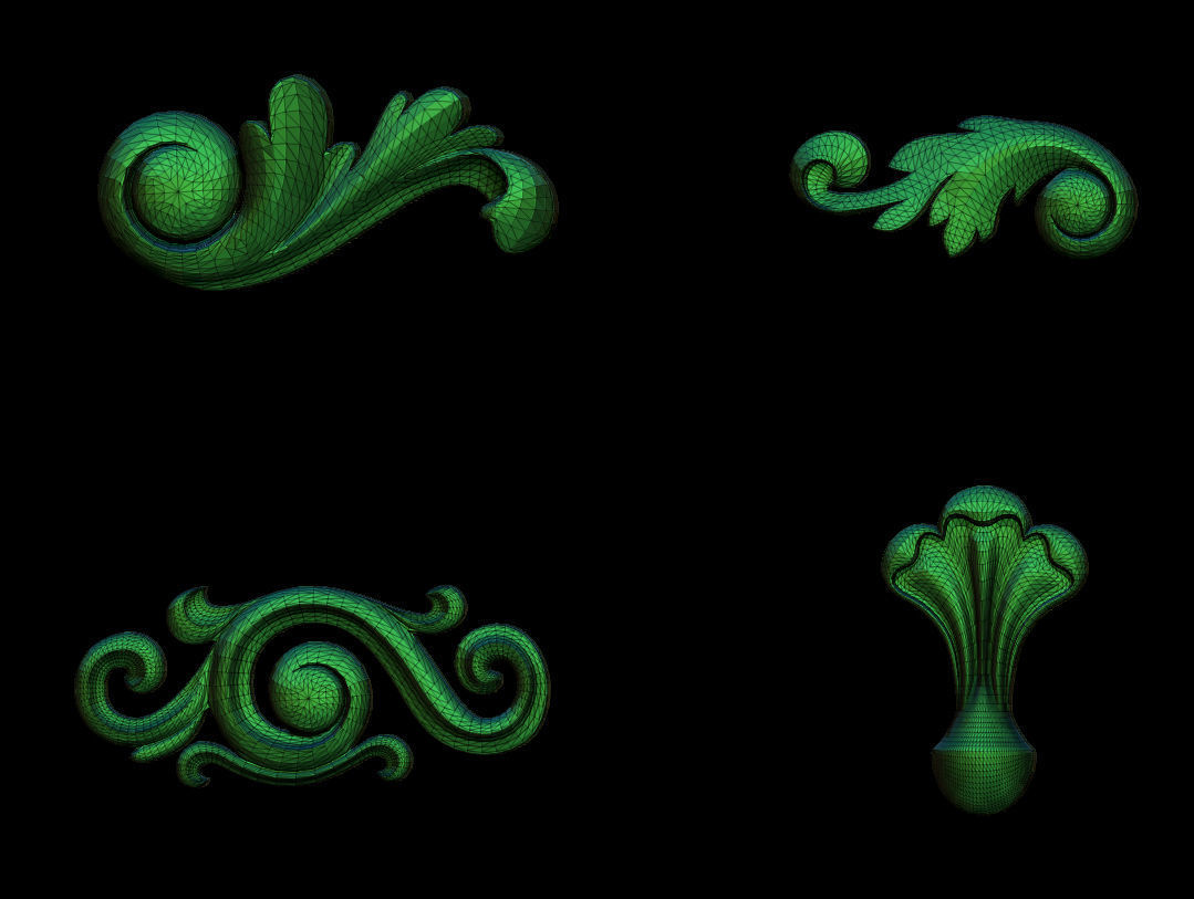 High quality 3d ornaments superpack 80 3D print model_5