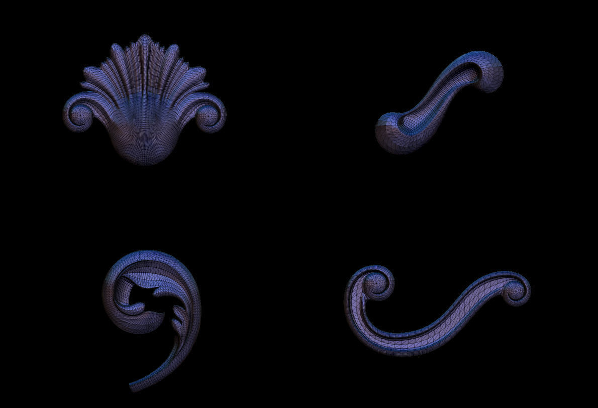 High quality 3d ornaments superpack 80 3D print model_9