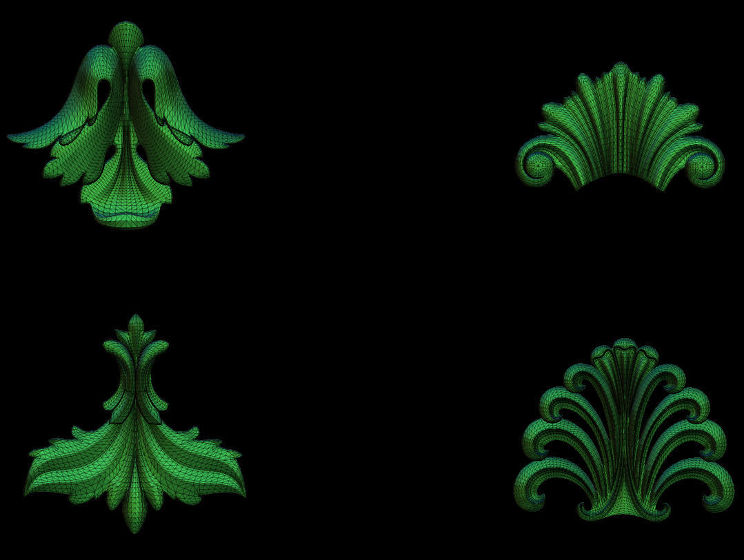 High quality 3d ornaments superpack 80 3D print model_4