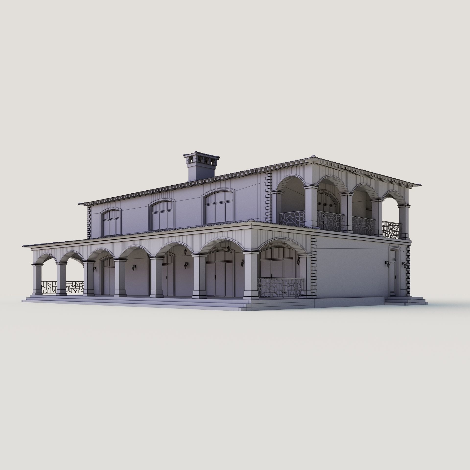 Villa in California 3D model_18