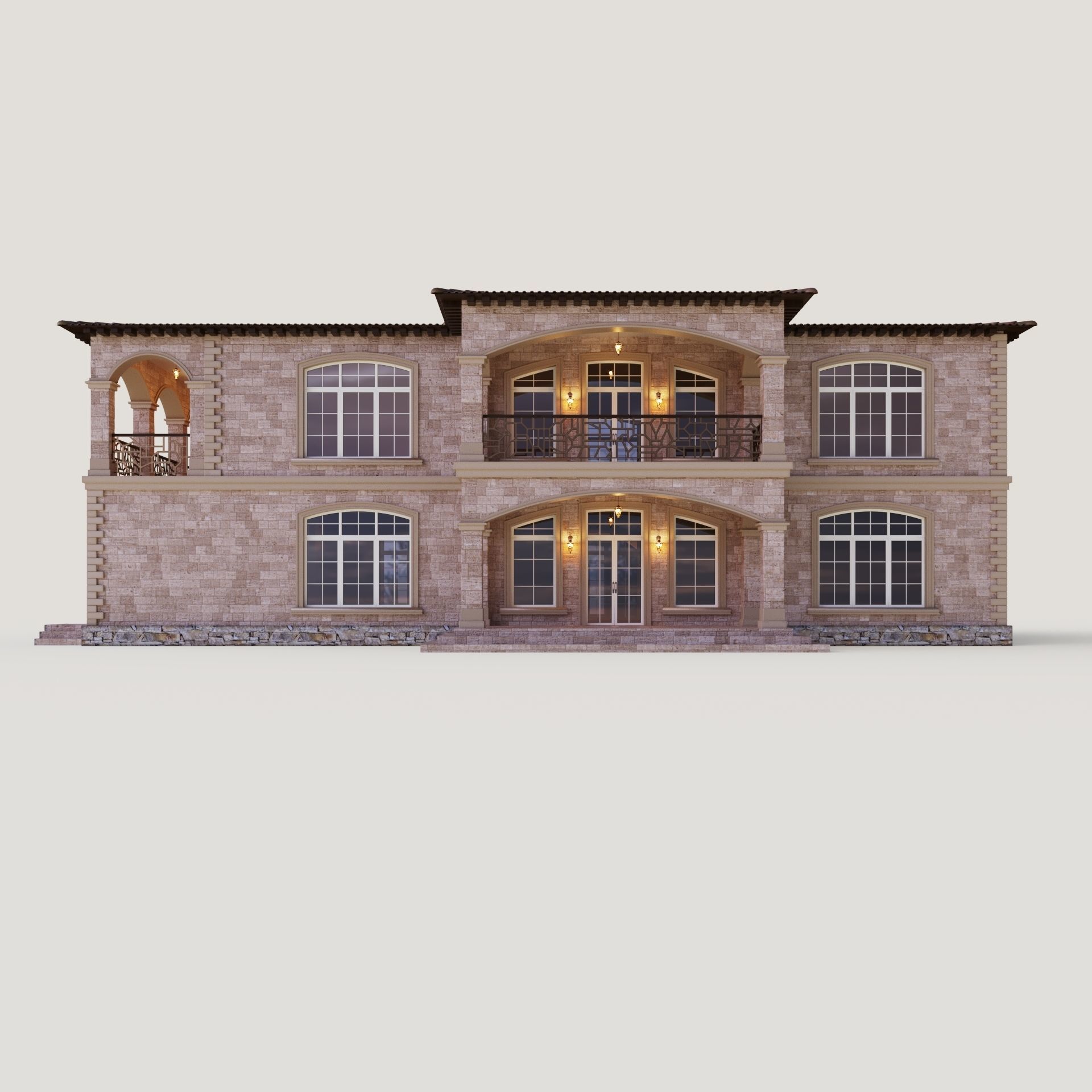 Villa in California 3D model_5