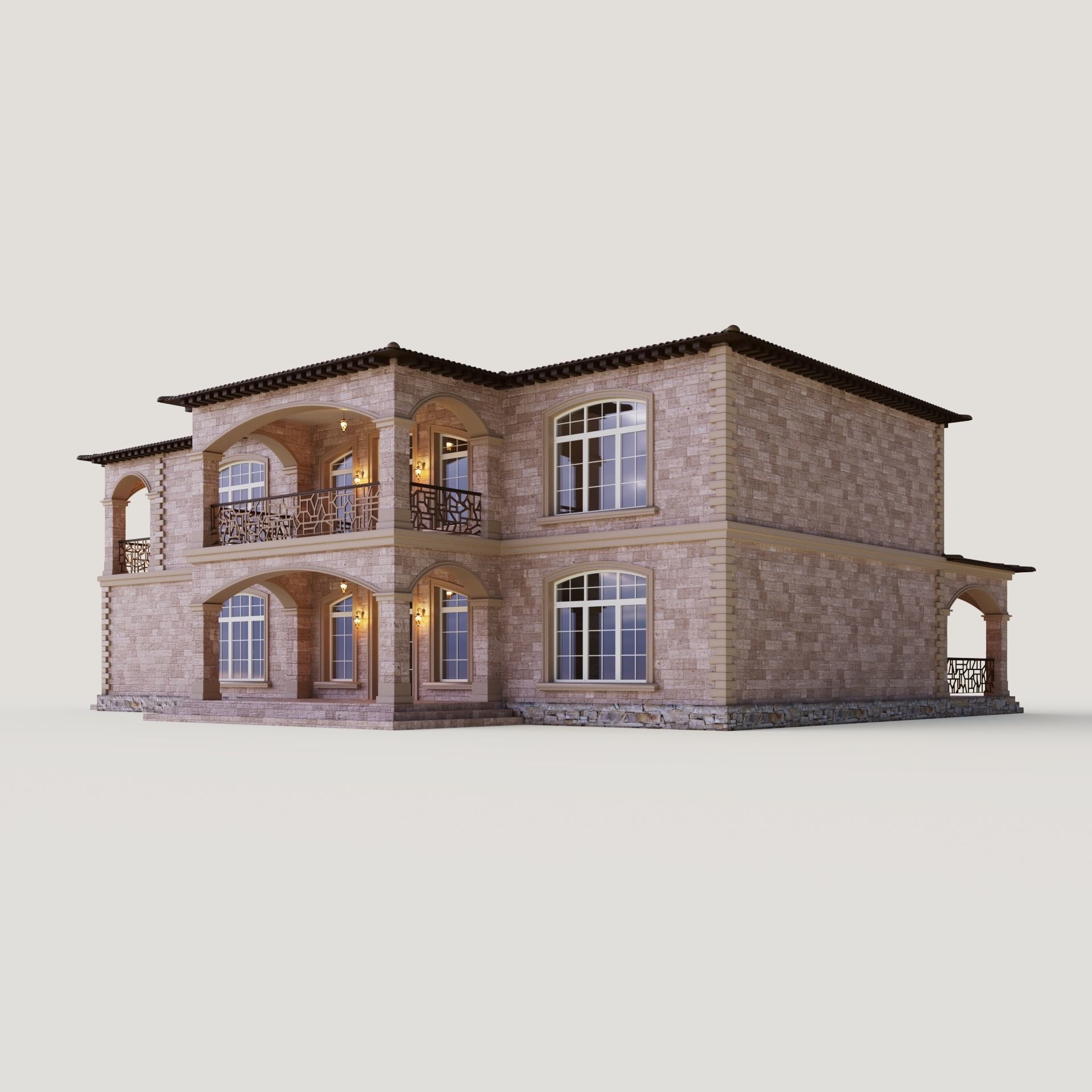 Villa in California 3D model_6