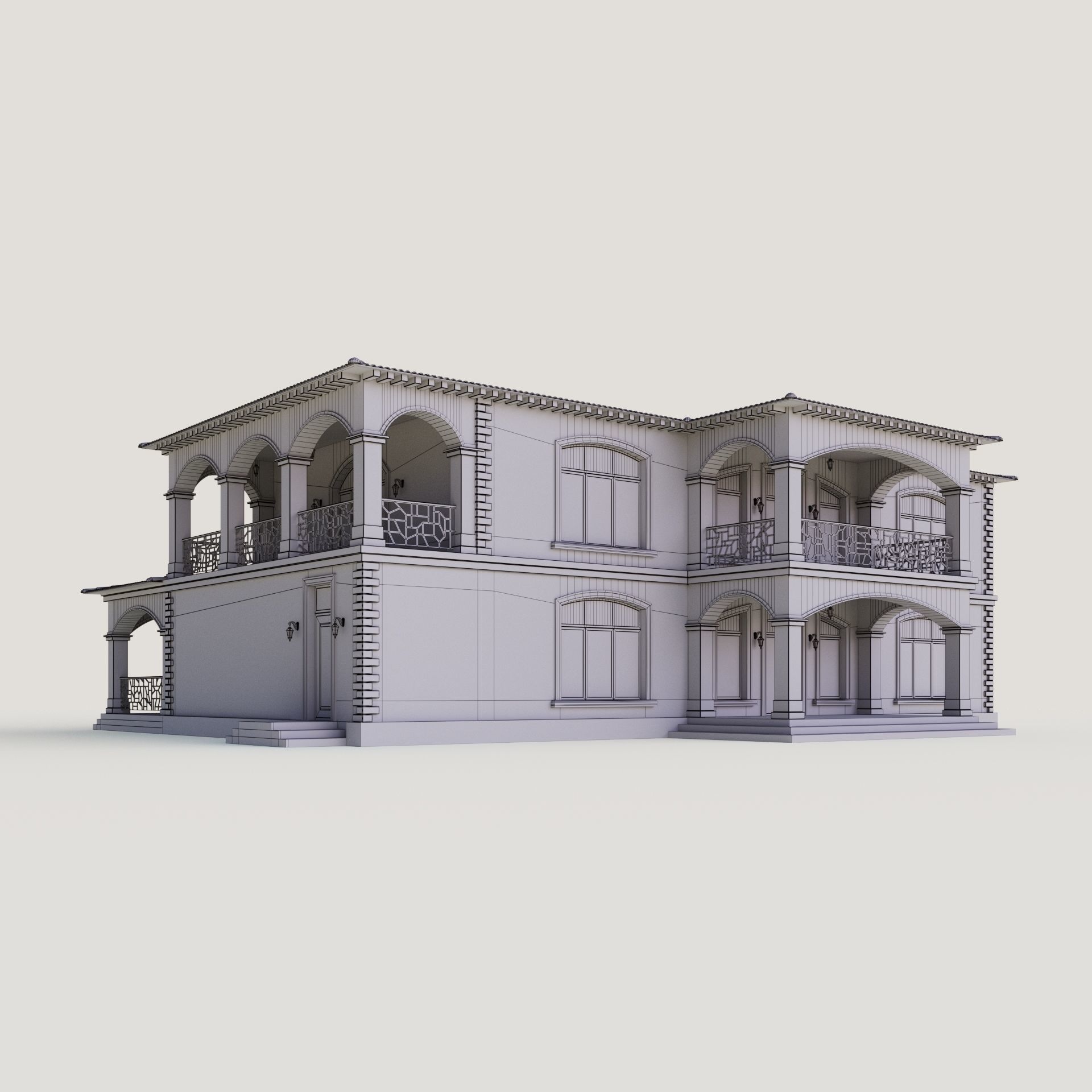 Villa in California 3D model_16