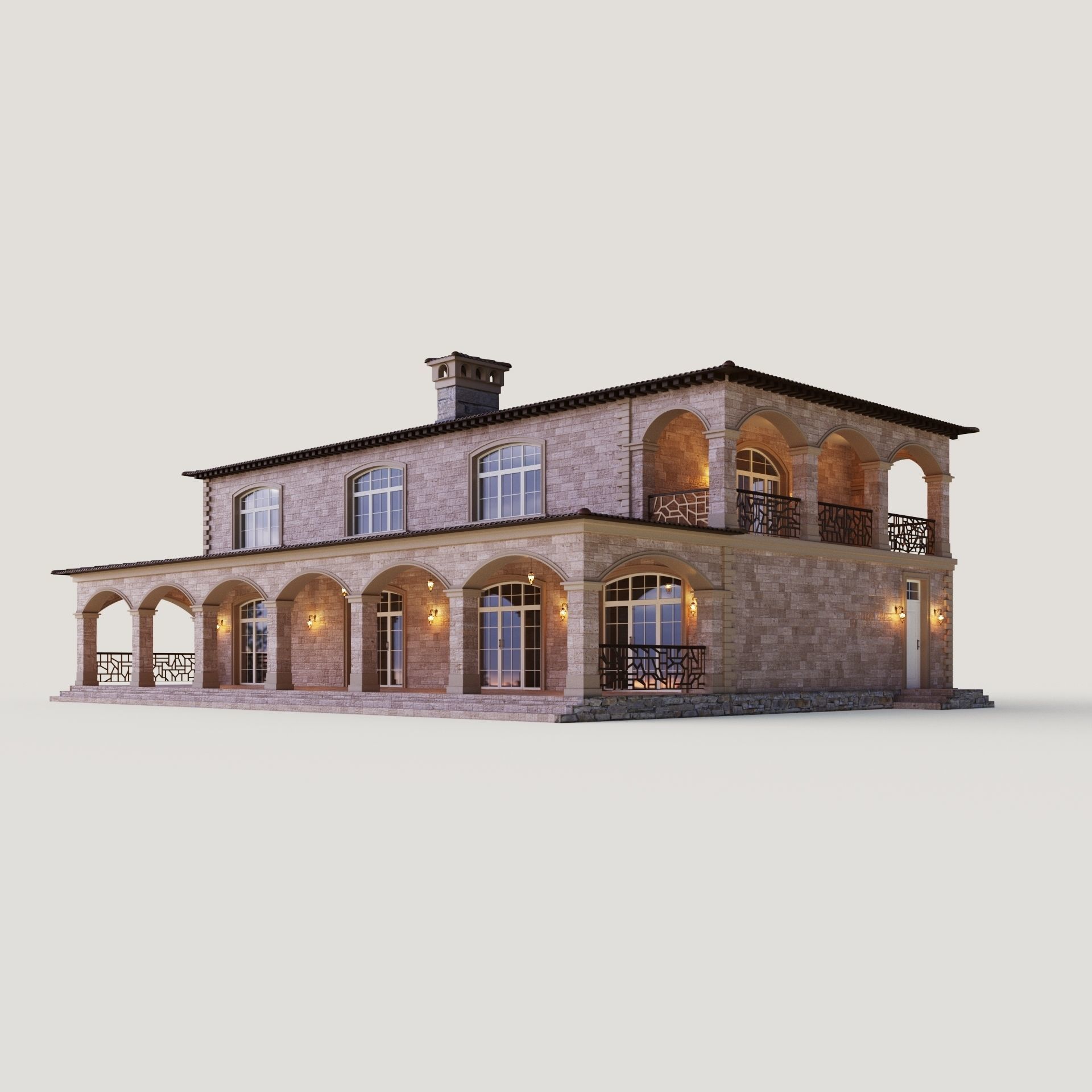 Villa in California 3D model_11