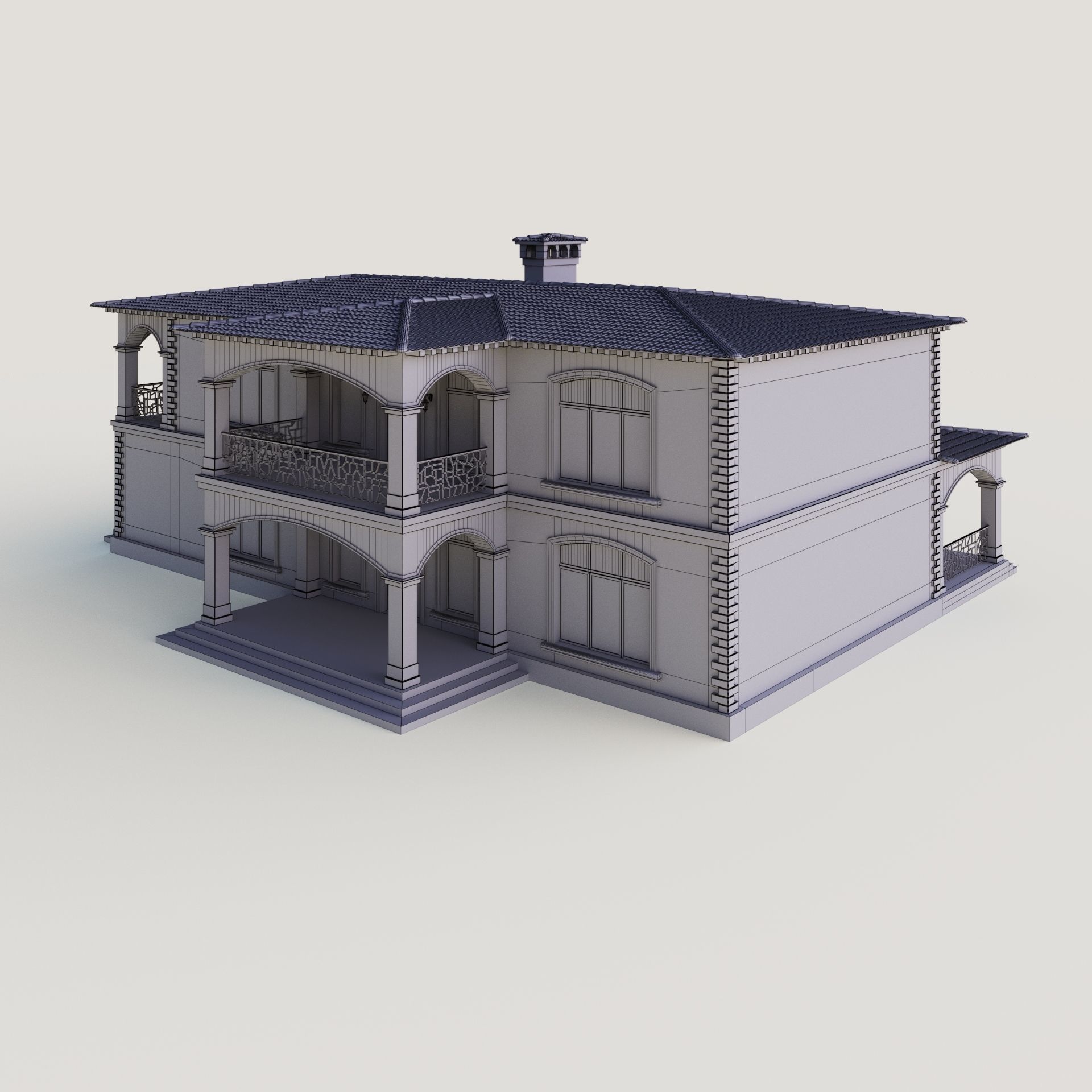 Villa in California 3D model_17