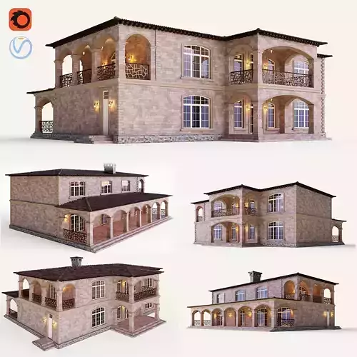 Villa in California  3D model