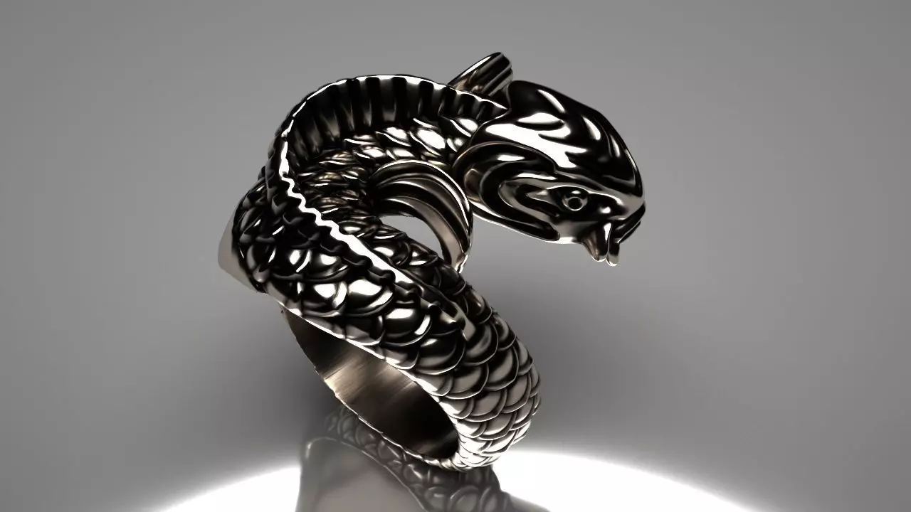 Fish ring carp 3D print model_0