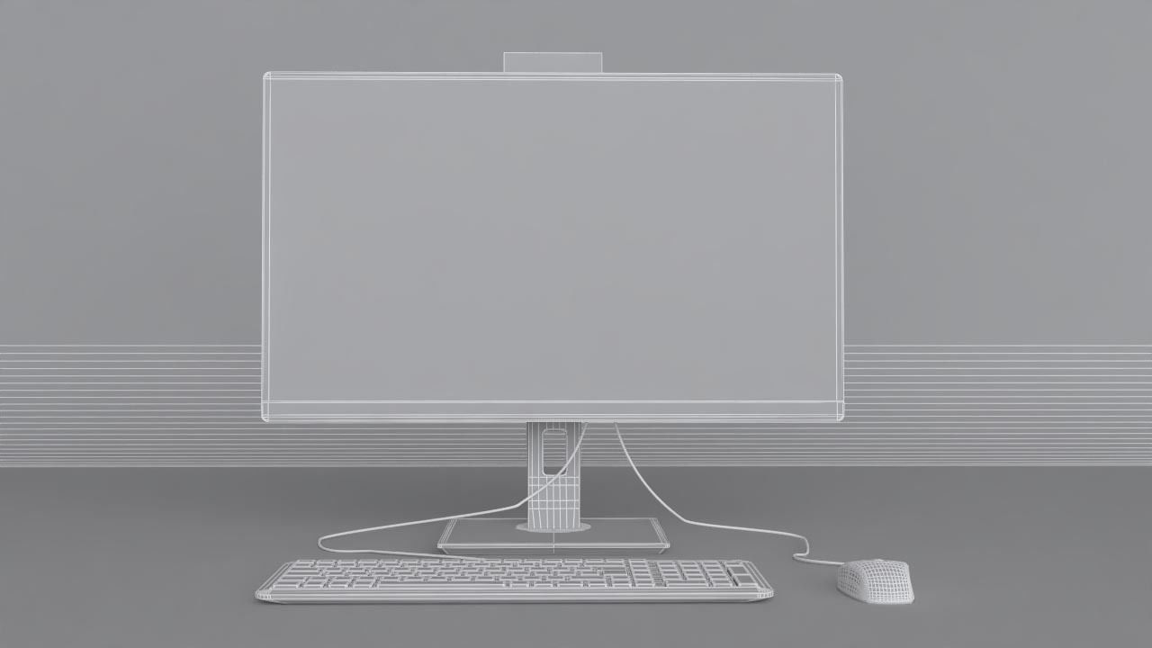 3D Desktop Computer 3D model_10