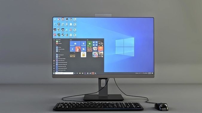 3D Desktop Computer 3D model