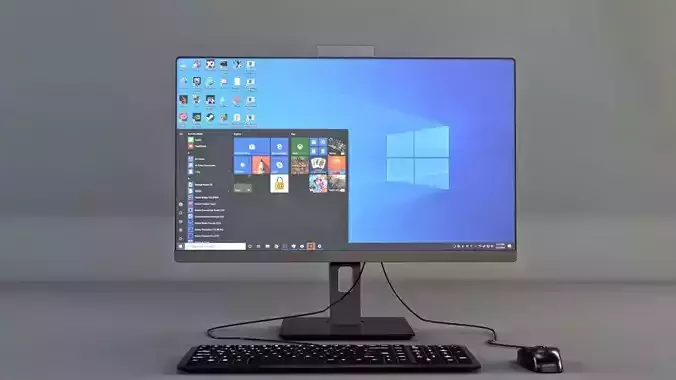 3D Desktop Computer 3D model