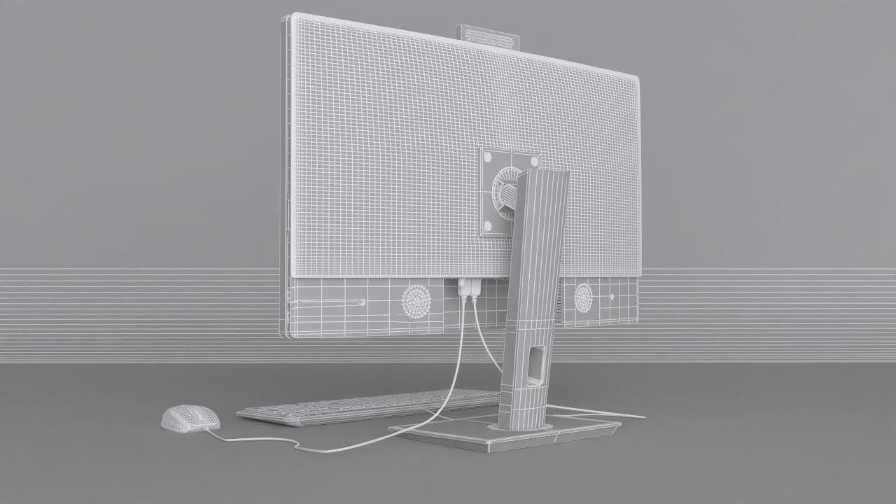 3D Desktop Computer 3D model_11