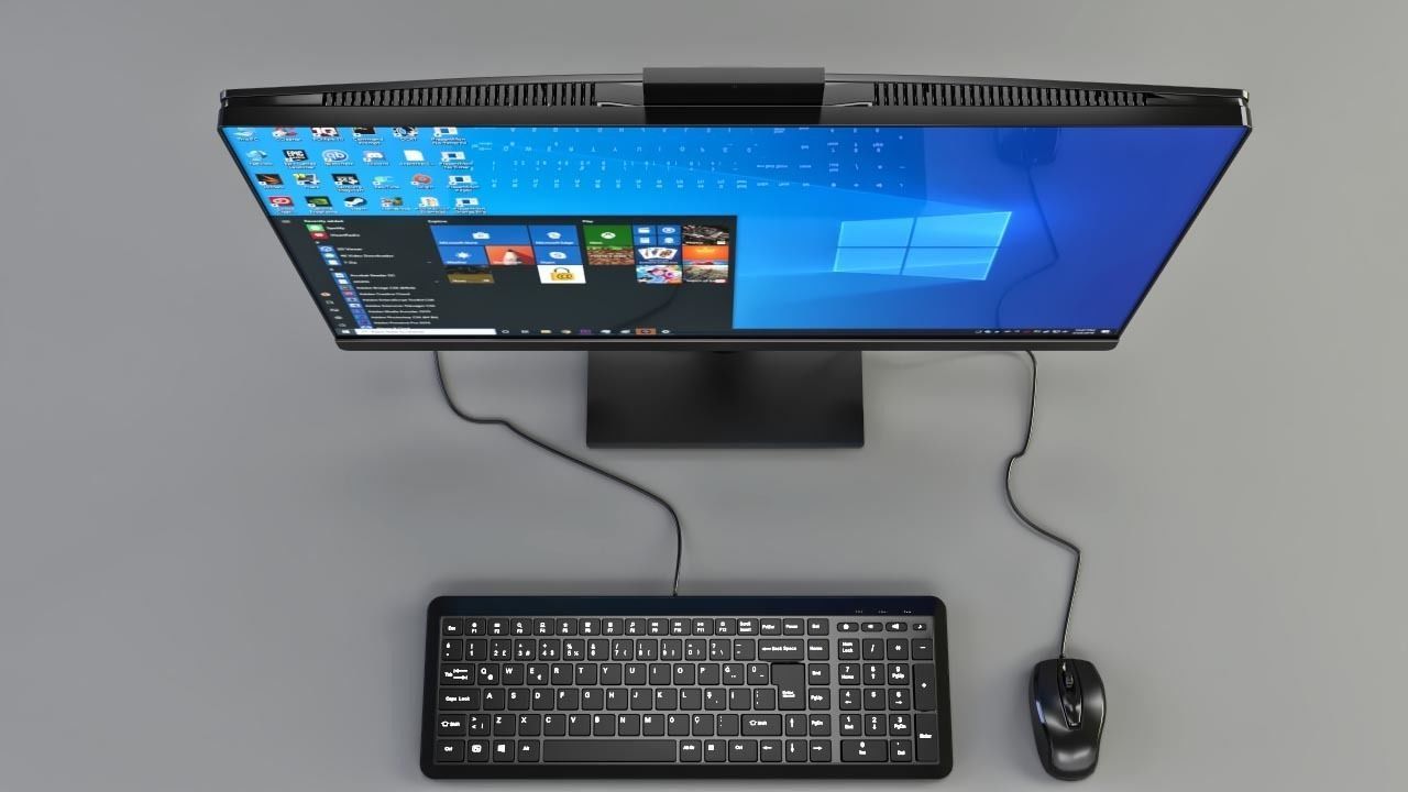 3D Desktop Computer 3D model_5