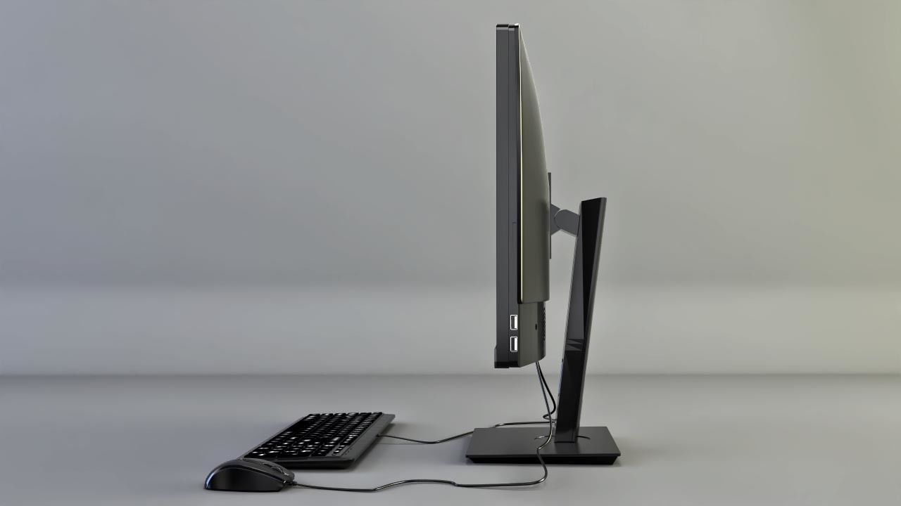 3D Desktop Computer 3D model_1