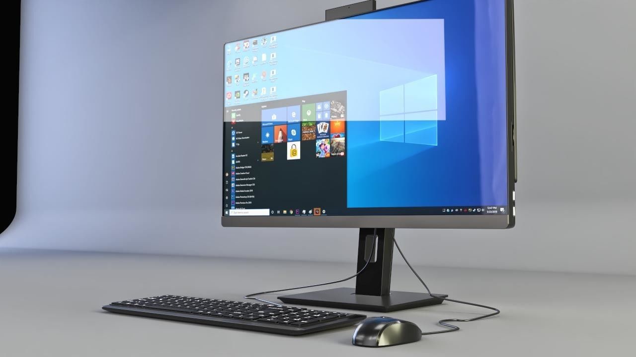 3D Desktop Computer 3D model_6