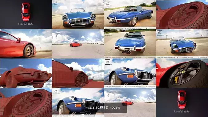 cars 2019 3D Model Collection