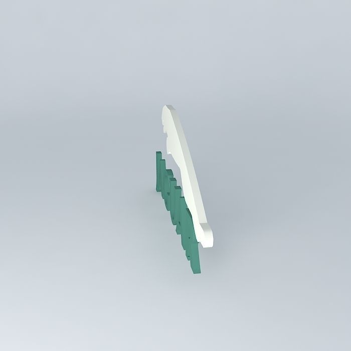 Jaguar Logo Free 3D model_2