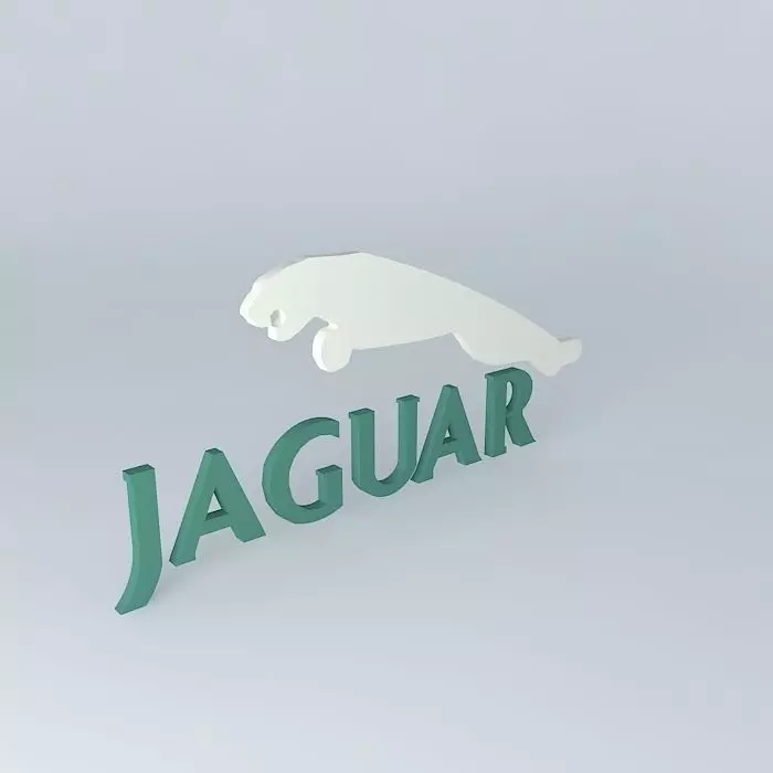 Jaguar Logo Free 3D model_0