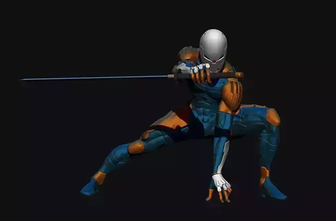 Gray Fox from Metal Gear Solid 3D print model