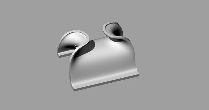 Nautical Open Chock 3D print model
