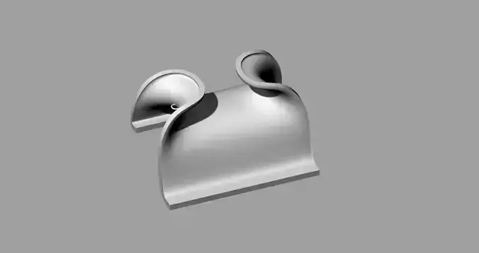 Nautical Open Chock 3D print model