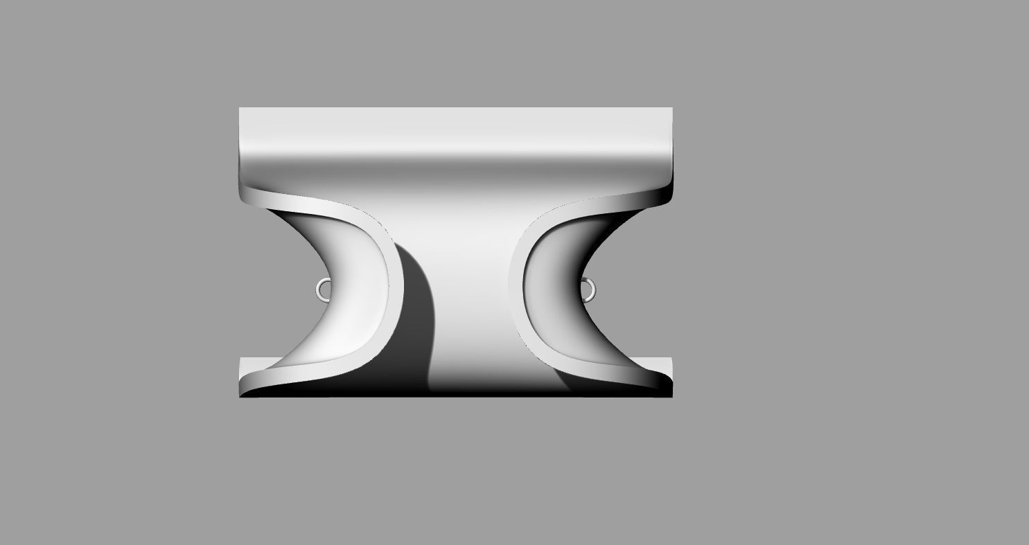 Nautical Open Chock 3D print model_3