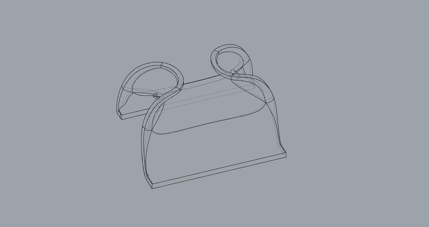 Nautical Open Chock 3D print model_2