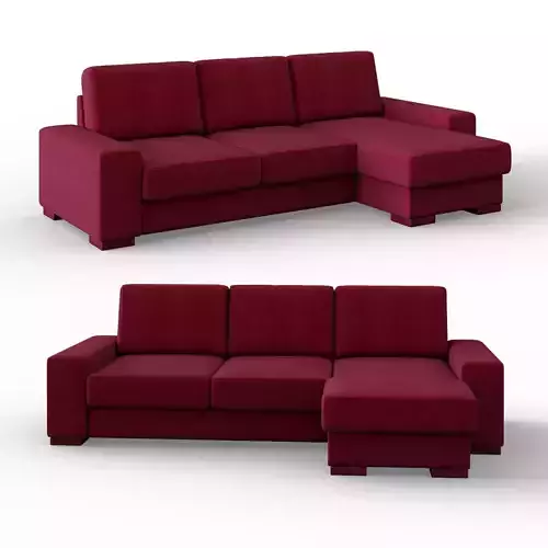 Manchester sofa corner 3D model