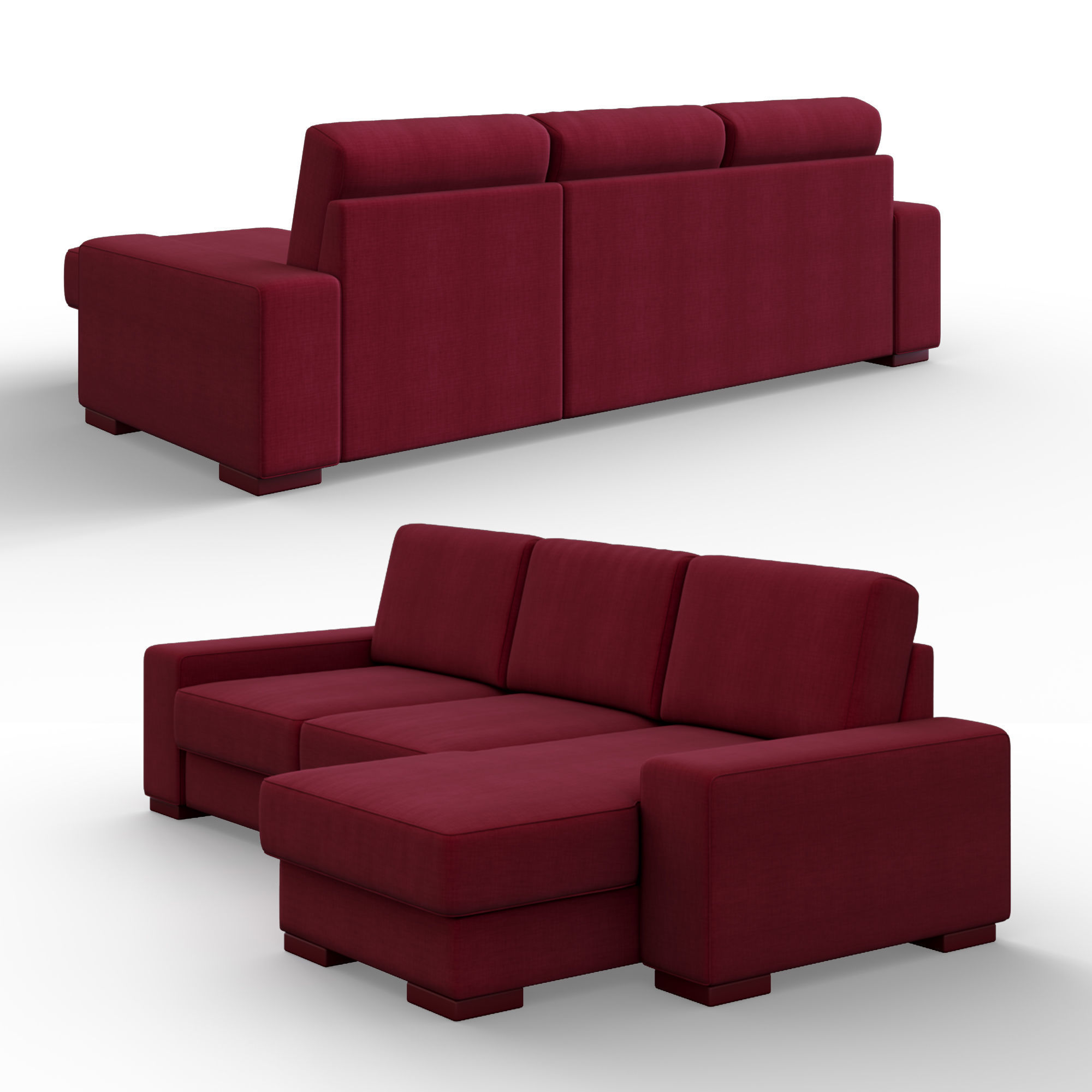 Manchester sofa corner 3D model_1