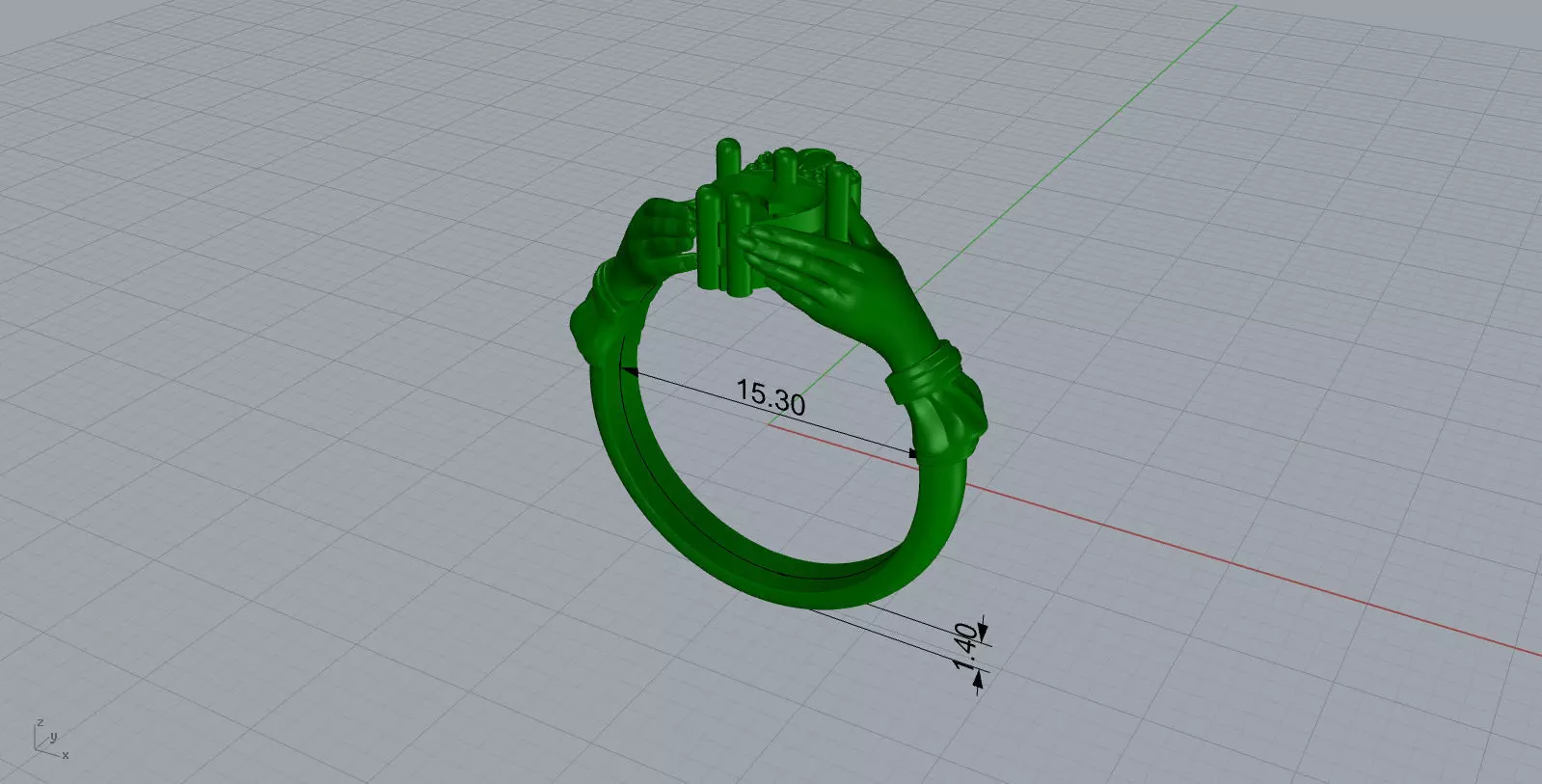 Ring from Kladdah 3D model