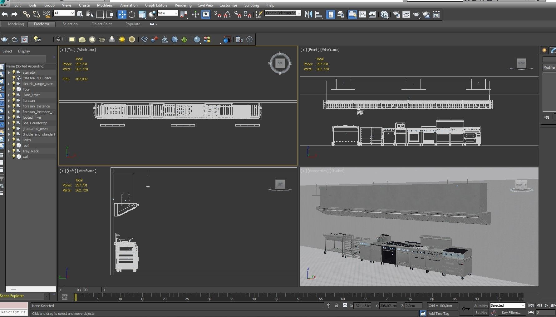 Commercial Kitchen 3D model_14