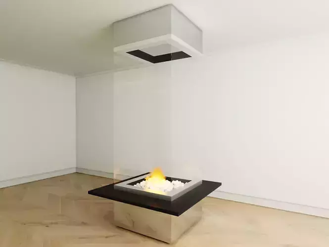 Brasero interieur 3D model