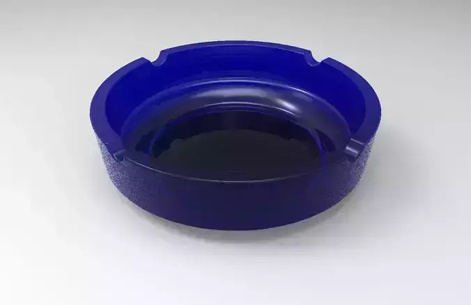 Ashtray blue