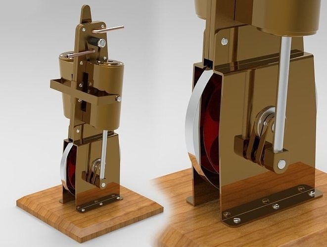 Steam Engine 3D model