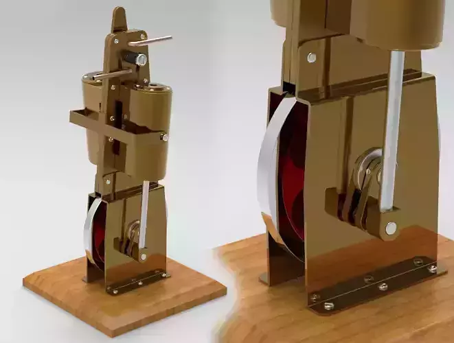 Steam Engine 3D model