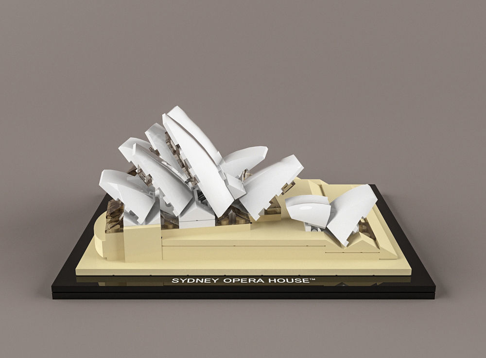 Lego Architecture Sydney Opera House 3D model_2