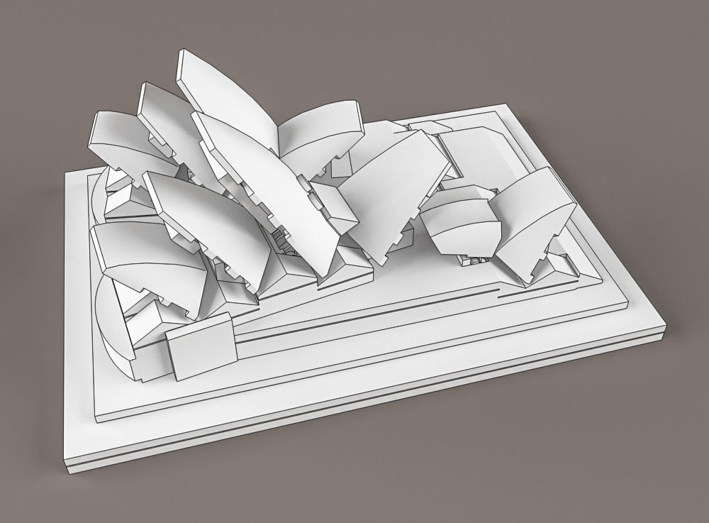 Lego Architecture Sydney Opera House 3D model_5