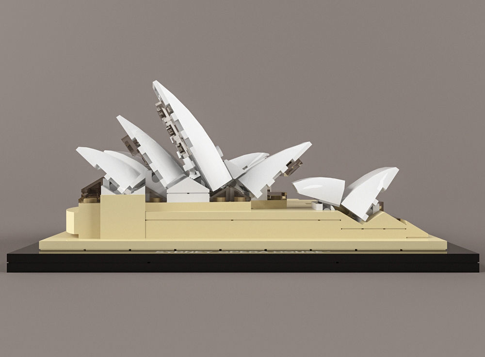 Lego Architecture Sydney Opera House 3D model_4