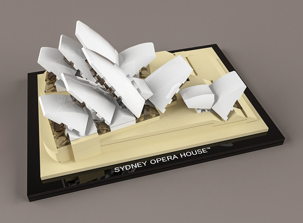 Lego Architecture Sydney Opera House 3D model_3