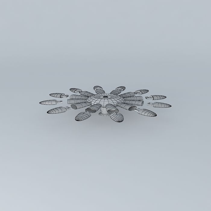 Flower USB stick Free 3D model_3